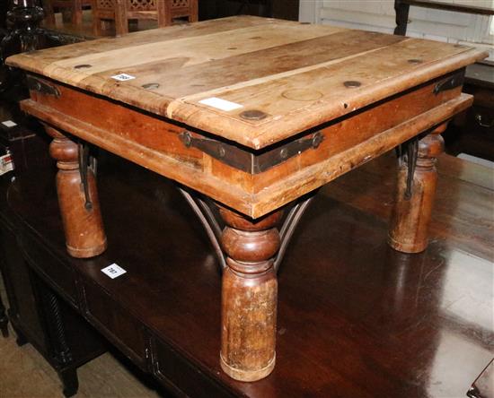 Hardwood coffee table